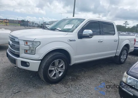 2017 Ford F-150 Platinum from USA, damaged, VIN 1FTEW1EF5HFA81495